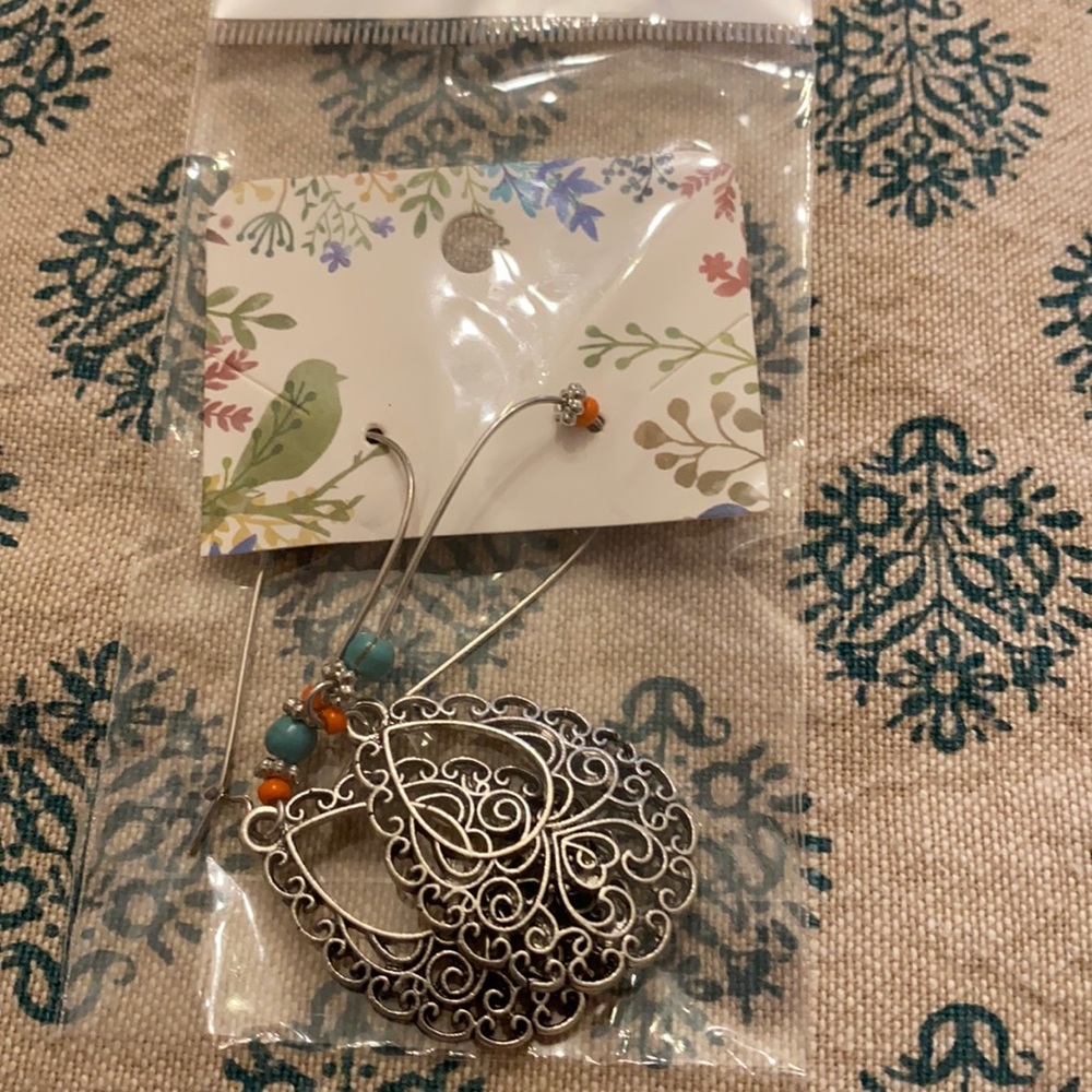 Boho style dangle earrings